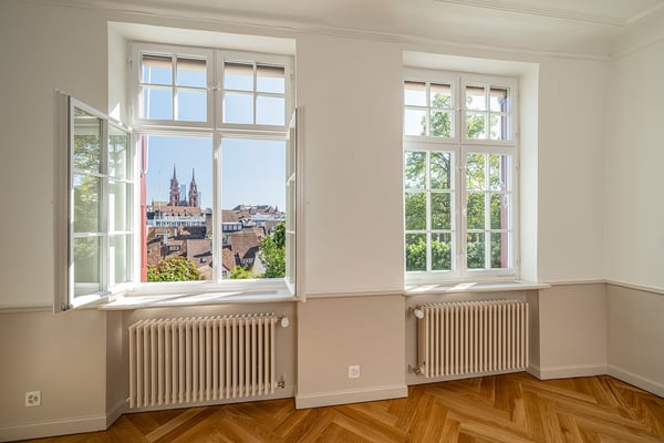 Ein Stück Basler Altstadtgeschichte - aussergewöhnliche Maisonette am Leonhardskirchplatz 1