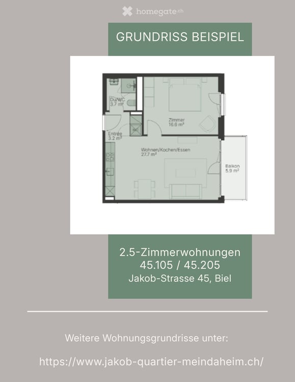 Neubauwohnungen in Biel! 2