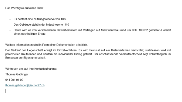Gewerbehaus mit 40% Nutzungsreserve 2