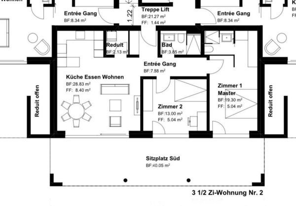 Erstvermietung neue exklusive 3.5 Zimmerwohnung mit grosszügigem Sitzplatz 6