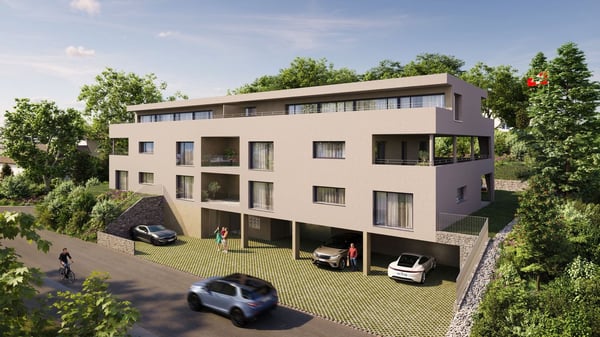 Erstvermietung neue exklusive 3.5 Zimmerwohnung mit schöner Terrasse 2
