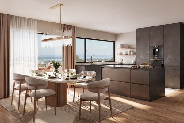 Erstvermietung neue exklusive 3.5 Zimmerwohnung mit Terrasse 3