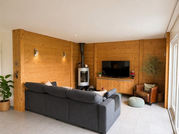 7.5-Zimmer-Doppelhaus mit idyllischem Garten und Pool 4