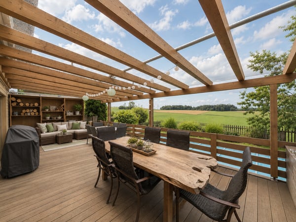 7.5-Zimmer-Doppelhaus mit idyllischem Garten und Pool 7