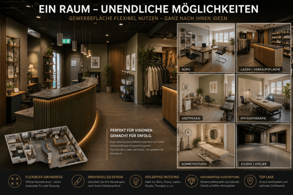 TOP-STANDORT FÜR GASTRO, BEAUTY, FITNESS, OFFICE ODER RETAIL 1
