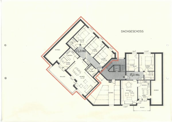 Zentral gelegene 4.5-Zimmer-Dachwohnung 12