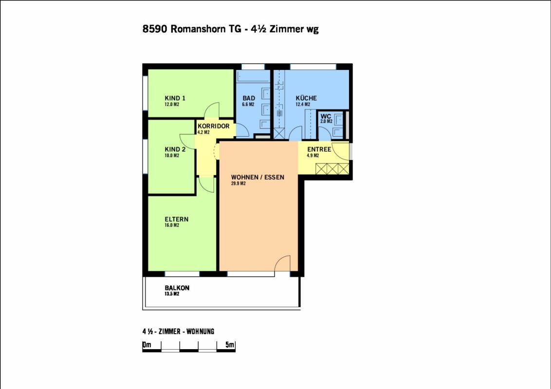 Frisch renovierte 4 1/2 Zimmer Wohnung in Romanshorn