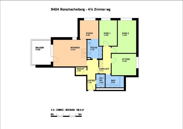 Helle und grosszügige 4 1/2 Zimmer Wohnung mit Seesicht 12