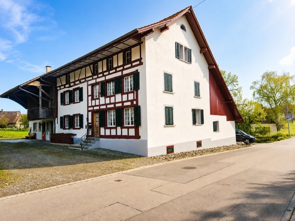 Charmantes 4.5-Zimmer-Einfamilienhaus mit Garten, Teich und idyllischem Sitzplatz 2