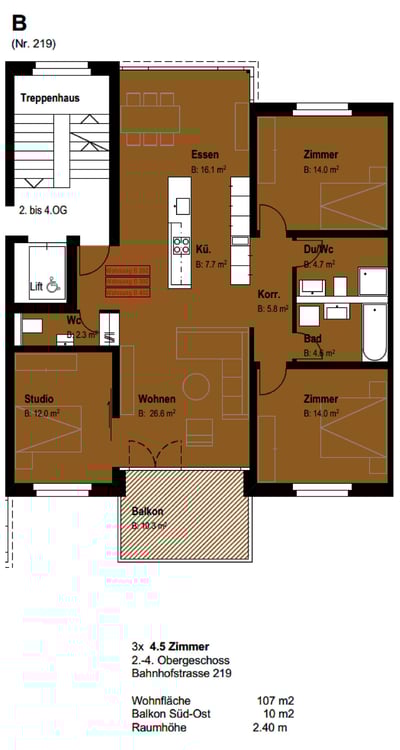 Moderne 1.5-Zimmer-Wohnung mit Balkon in Wetzikon 15