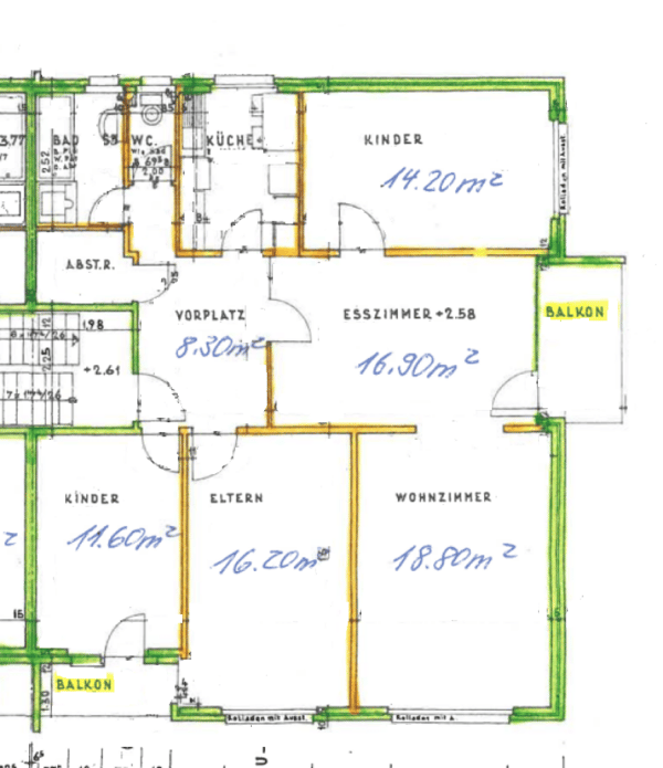 Preiswerte 4.5-Zimmerwohnung - ruhig gelegen und im Grünen 15