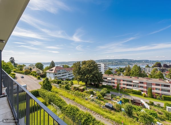 Wohnen mit Weitblick: helle Wohnung mit zwei Balkonen in Horgen 10