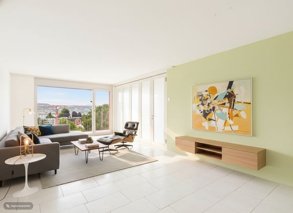 Wohnen mit Weitblick: helle Wohnung mit zwei Balkonen in Horgen 2