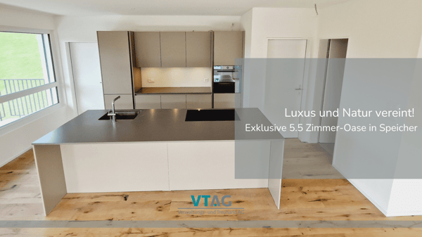 Luxus und Natur vereint: Exklusive 1.5 Zimmer-Oase in Speicher 1