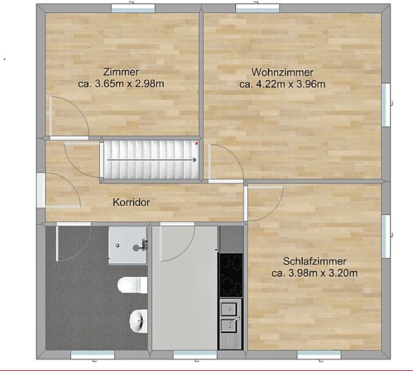 Attraktive 3-Zimmer Wohnung an zentraler Lage 6