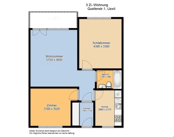 Helle 1-Zimmer-Wohnung im Erdgeschoss mit Sitzplatz 8