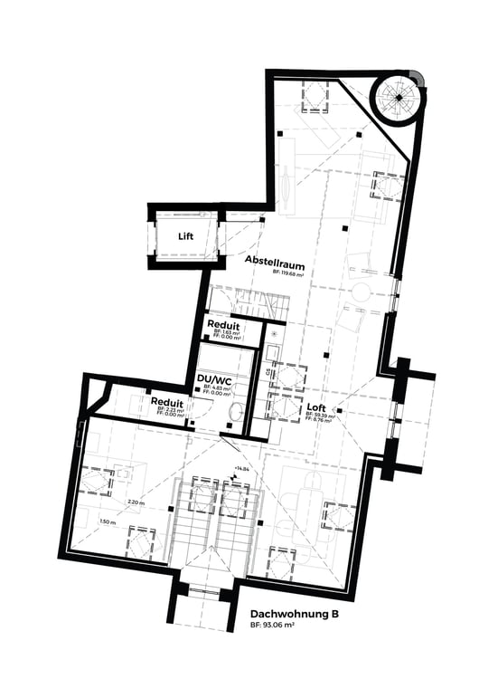 Charmante 1.5-Zimmer-Dachwohnung im Loft-Stil in St. Gallen 8