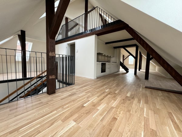 Charmante 1.5-Zimmer-Dachwohnung im Loft-Stil in St. Gallen 1