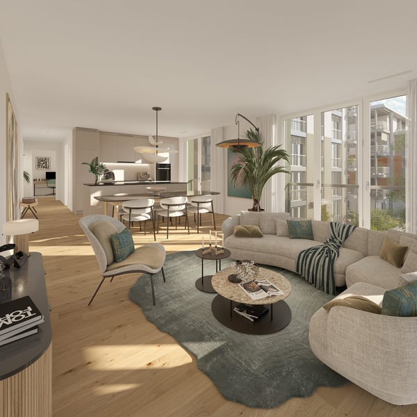 Moderne 3.5 Zimmer-Wohnungen im neuen Flawa-Areal 1
