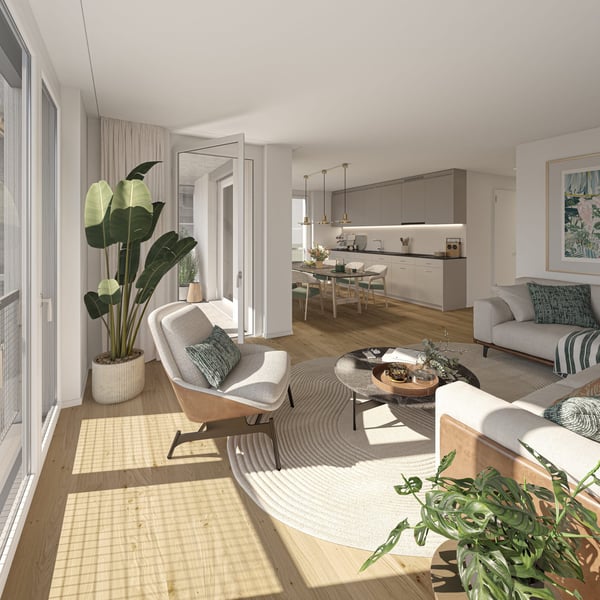 Grosszügige 4.5 Zimmer-Wohnungen im neuen Flawa-Areal 1