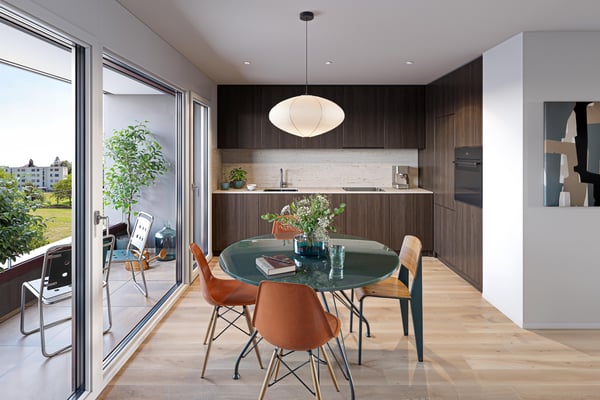 1.5 Zimmerwohnung in Aarburg 2