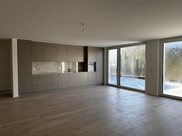 Erstvermietung - traumhafte 1.5-Zimmer-Attikawohnung mit grosser Terrasse und Blick ins Grüne 3