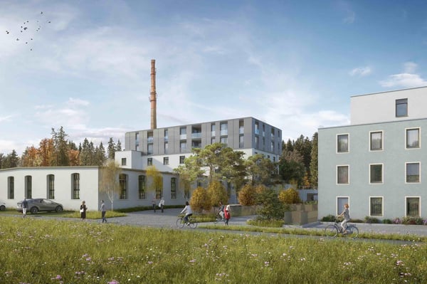 Idyllisches Wohnen - Erstvermietung 1.5-Zimmmer-Wohnung mit grosszügigem Sitzplatz 1