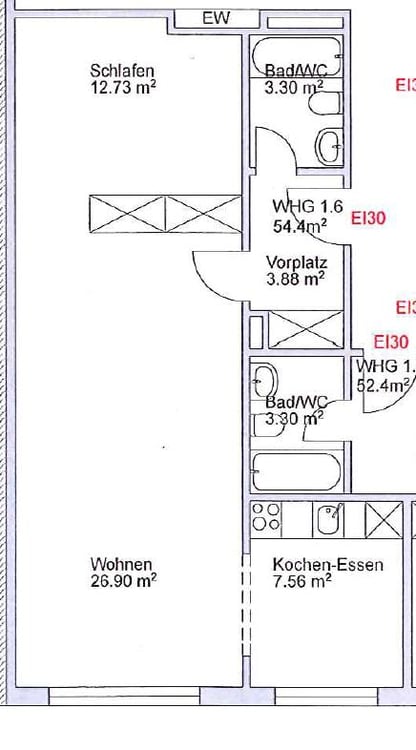 Zentral gelegene 2-Zimmer-Wohnung im Kreis 4 zu vermieten! 7