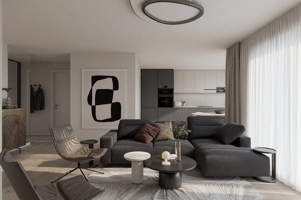 Neubau in Effretikon: 4½-Zimmer-Wohnung mit Ankleide, Reduit und Terrasse 1