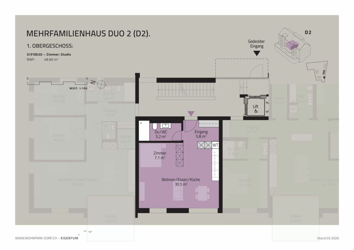 WOHNPARK VILLAGE - Studio al 1° piano