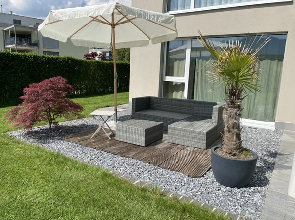 Gartenparadies in Benken - moderne 3.5-Zimmer-Wohnung mit 250 m² Privatgarten 4