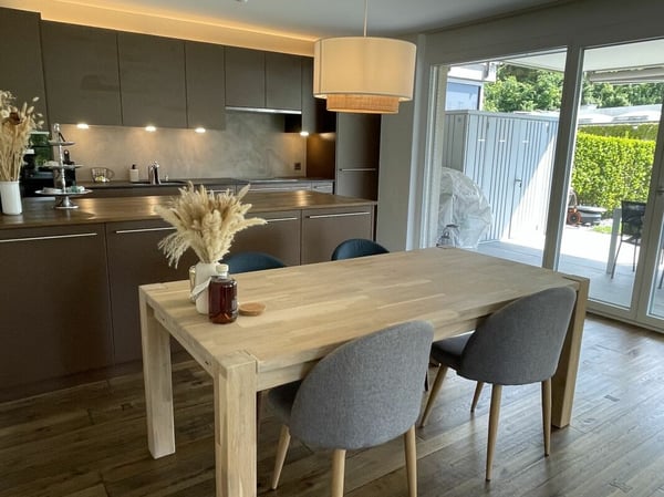 Gartenparadies in Benken - moderne 3.5-Zimmer-Wohnung mit 250 m² Privatgarten 7