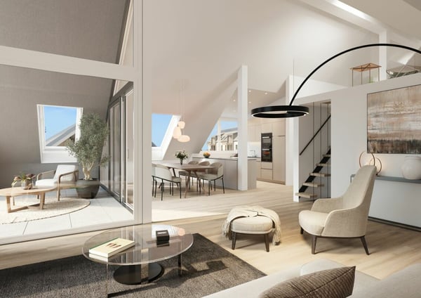 WOHNPARK DORF - VERKAUFSSTART 2. ETAPPE - 4,5-Zimmerwohnung im Dachgeschoss 1