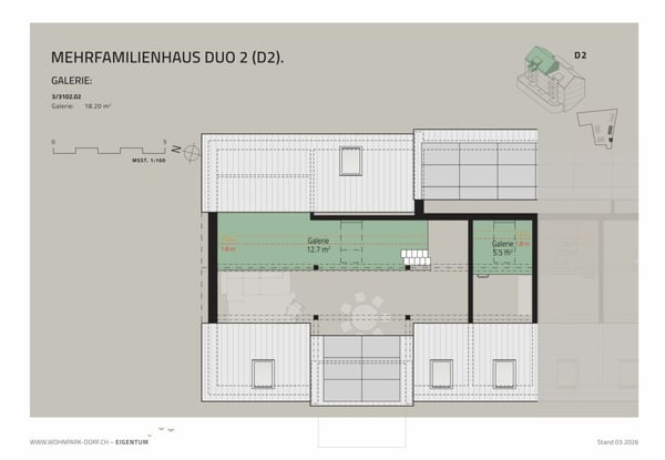 WOHNPARK DORF - 5.5-Zimmer-Dachwohnung 5