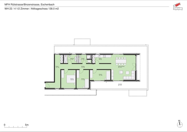 Moderne Attikawohnung mit Weitsicht 3