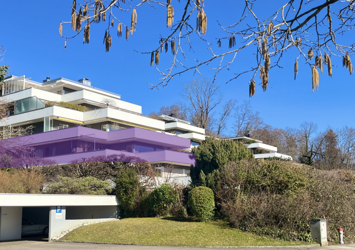4.5-Zimmer-Terrassenwohnung mit herrlichen Aussenflächen und traumhafter Weitsicht!