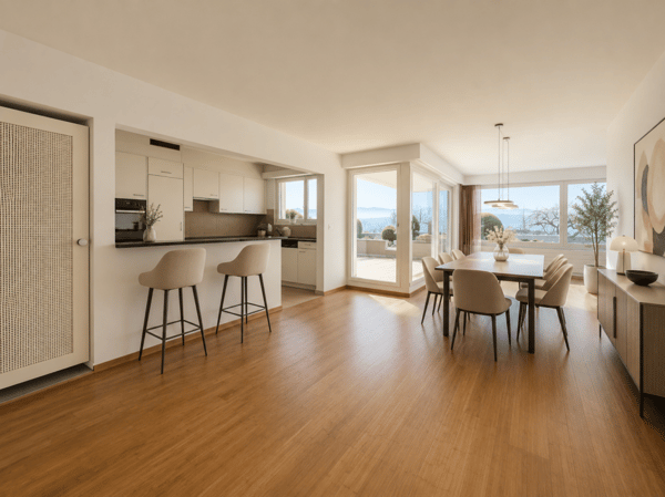 4.5-Zimmer-Terrassenwohnung mit herrlichen Aussenflächen und traumhafter Weitsicht! 4