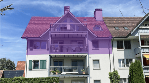 5.5-Zimmer-Dachmaisonettewohnung: grosszügige Wohnoase mit Stil, Charme und Charakter! 1