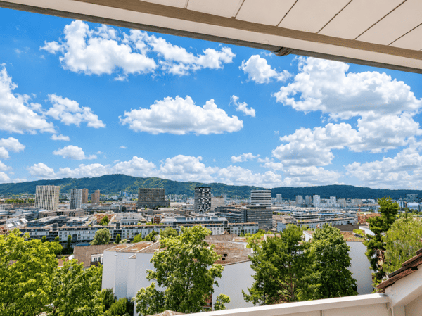 Exklusive Maisonettewohnung mit Weitsicht - stilvolles Wohnen über den Dächern von Zürich!