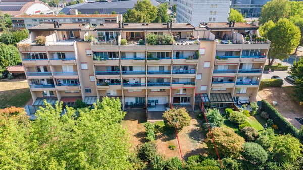 51/2 Zimmer-Maisonette-Gartenwohnung mit 120m2 Landanteil und Vorgarten 32m2 1