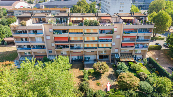 51/2 Zimmer-Maisonette-Gartenwohnung mit 120m2 Landanteil und Vorgarten 32m2 1