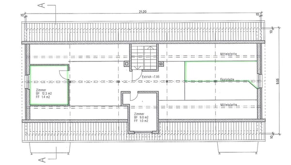 4 1/2 Zi.-Dachwohnung mit Balkon 9