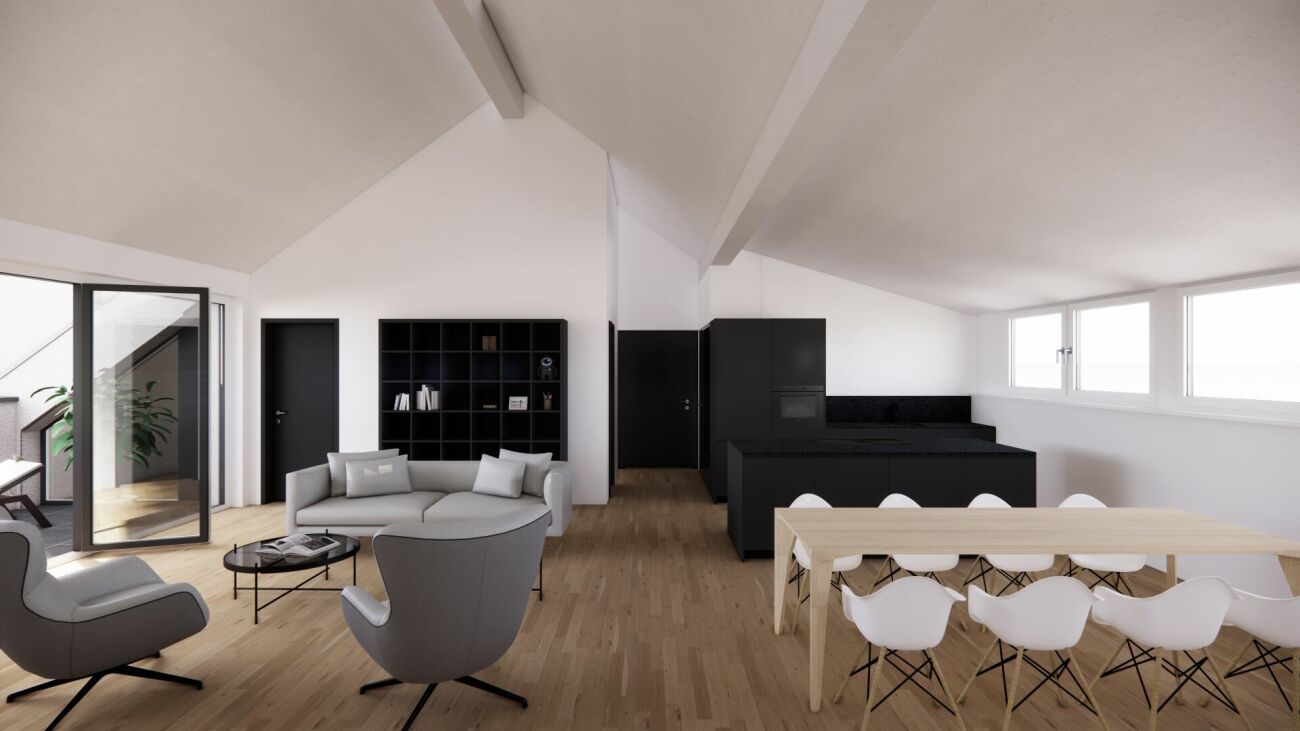 Appartement en attique de 4,5 pièces à Oberurnen