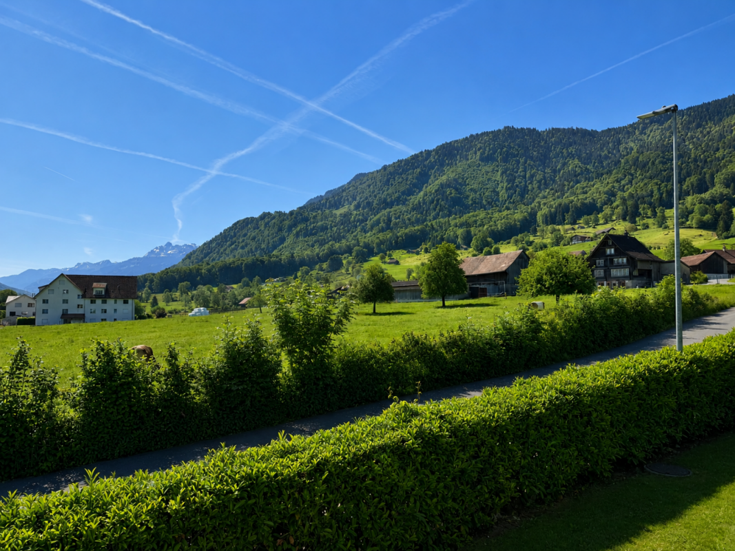 Traumhafte 6.5-Zimmer-Gartenwohnung in Reichenburg SZ