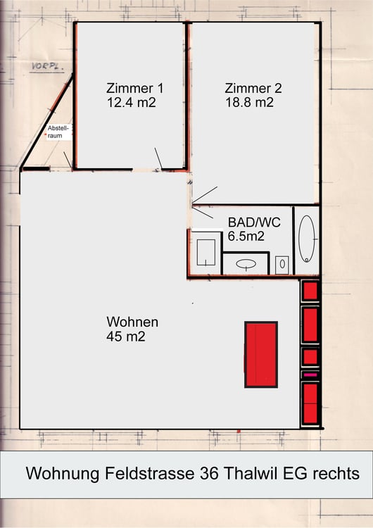 Charmante 3.5-Zimmer-Wohnung mit Balkon in Thalwil 12
