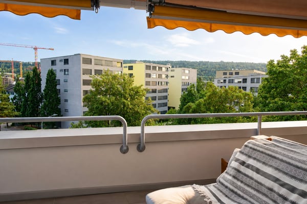 Sonnige Attikawohnung mit grosser Terrasse und Weitsicht im beliebten Zürich-Schwamendingen 3