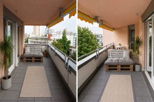Sonnige Attikawohnung mit grosser Terrasse und Weitsicht im beliebten Zürich-Schwamendingen 4