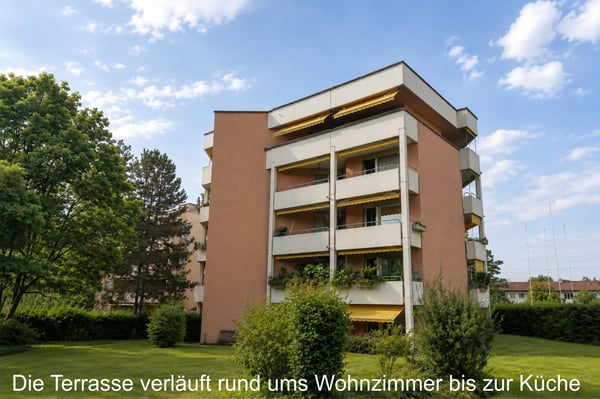 Sonnige Attikawohnung mit grosser Terrasse und Weitsicht im beliebten Zürich-Schwamendingen 2