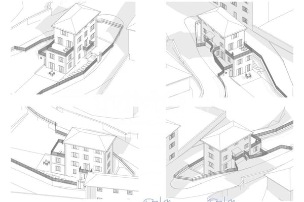 Terreno con Progetto Approvato - Bifamiliare a Breno 2