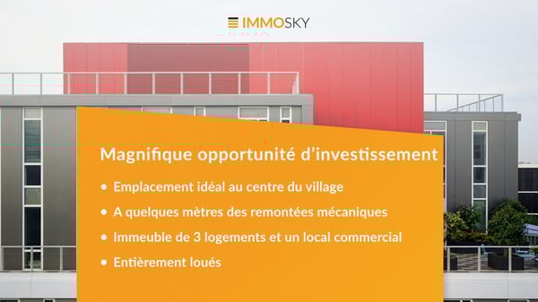 Investissez dans cet immeuble de rendement 1